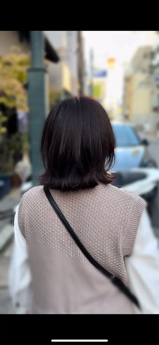 ショート カラー ボブレイヤー ブラウンカラー ピンクカラー ピンクブラウン ボブ カット ヘアカラー ヘアアレンジ/ カラー/hazukiのヘアスタイル