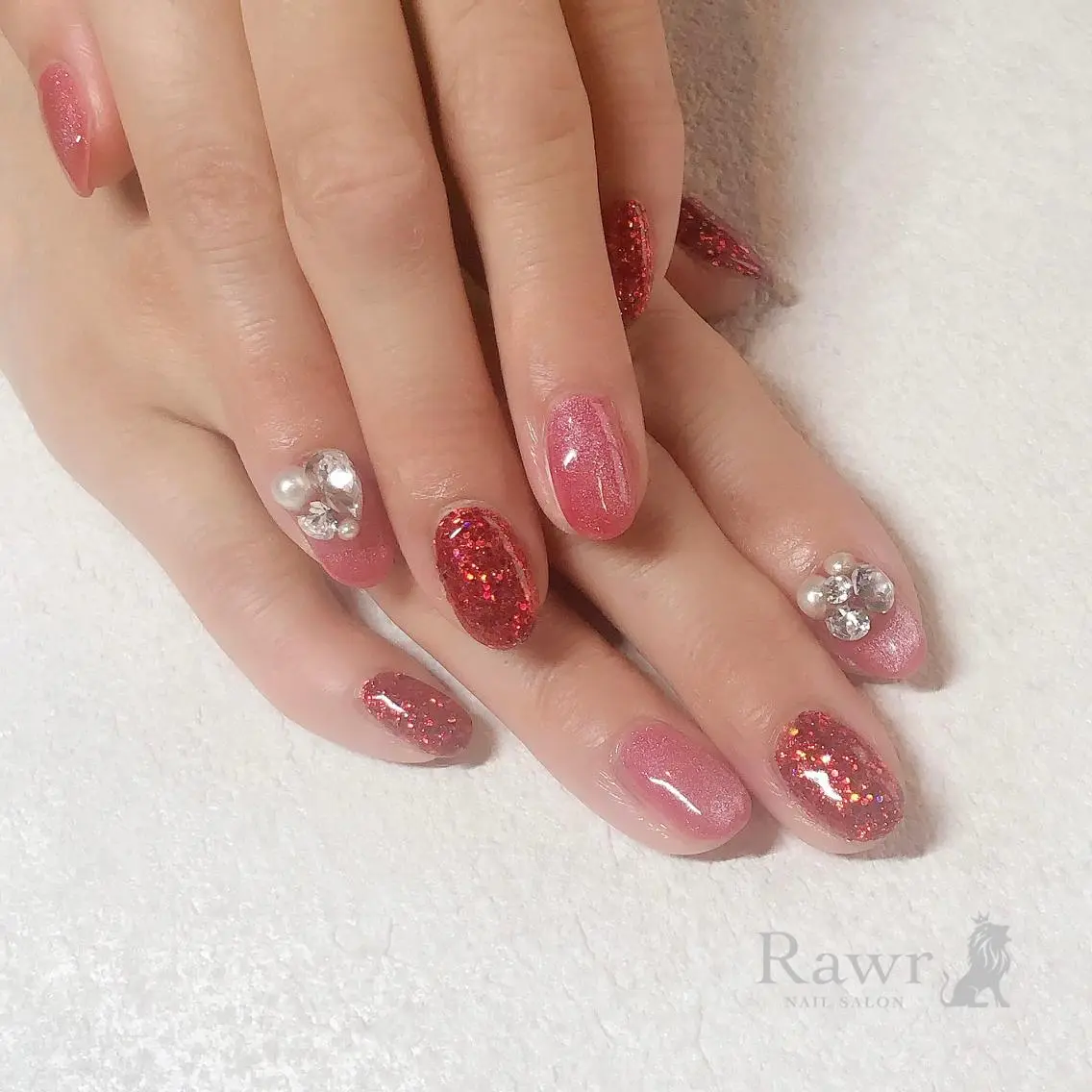 ネイル ハンドネイル Rawr / saoriのネイルデザイン