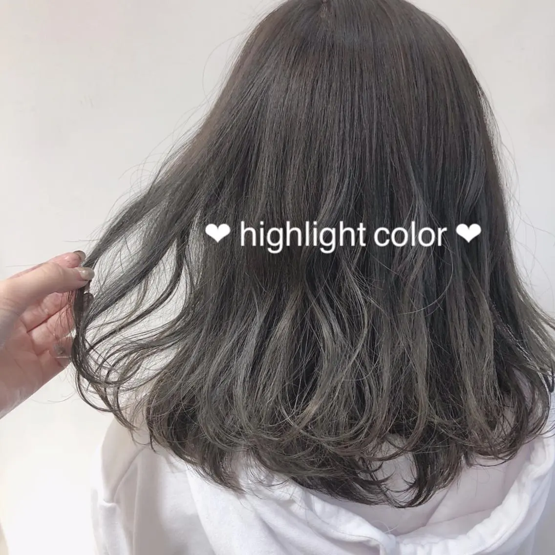 セミロング カラー ブリーチ ハイライトカラー ハイライト beauty   beast 西新店のヘアスタイル