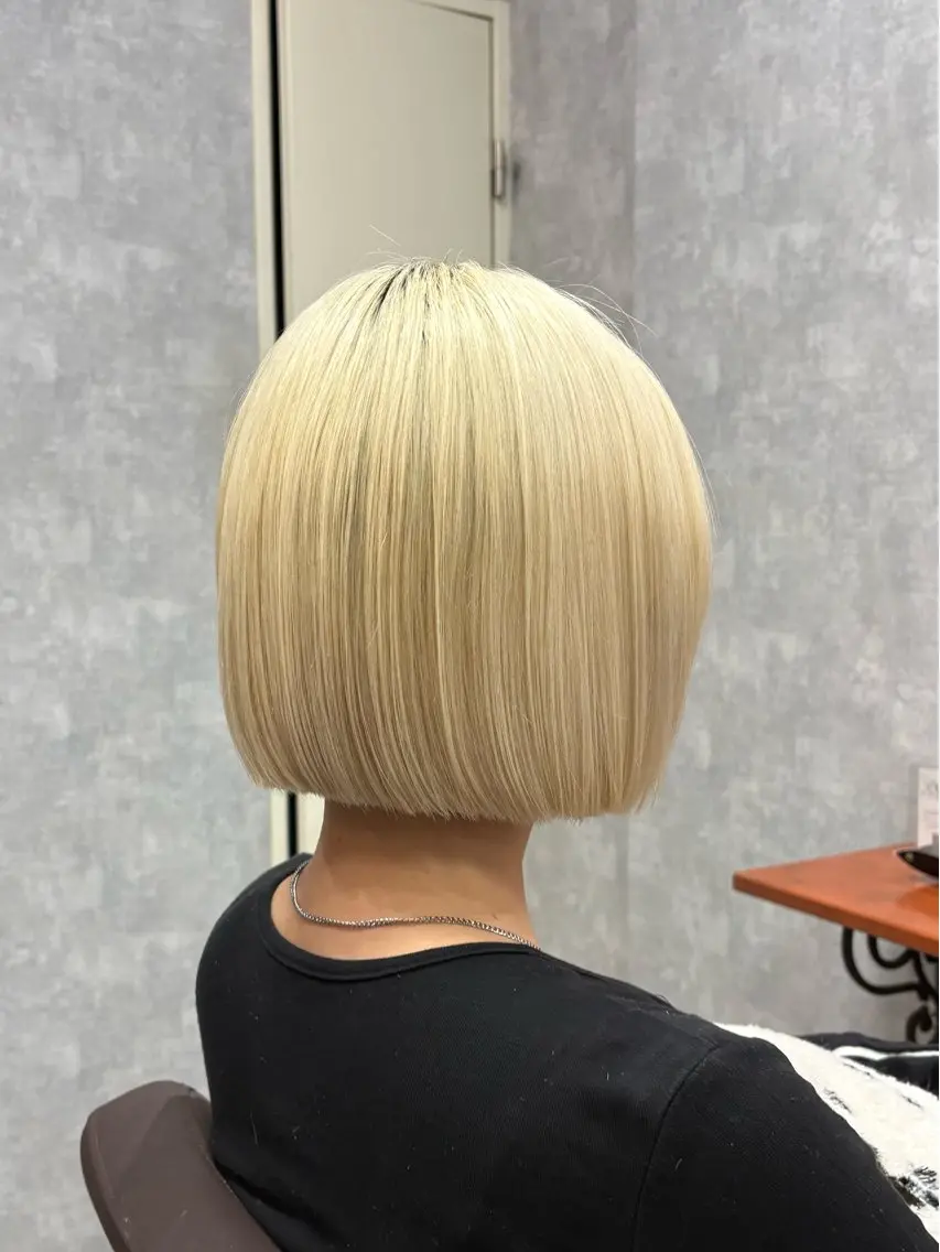 グリッターボンドケアブリーチダブルカラーの写真