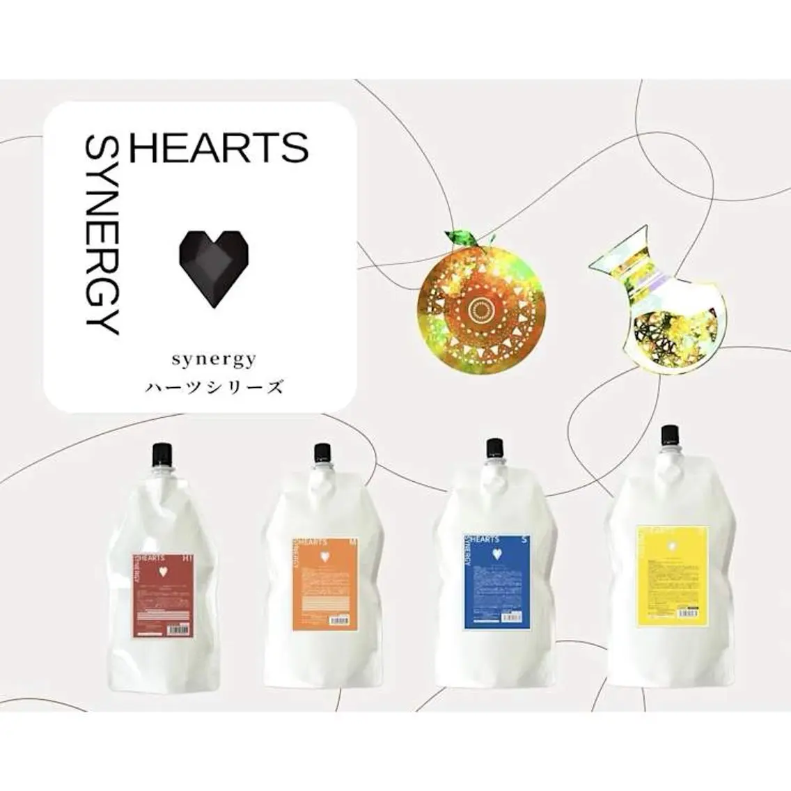 🍎カット+ハーツ縮毛矯正+🌿シナジー処理剤🌿+シナジーTR🍎 28500円 ➡️ 24950円の写真