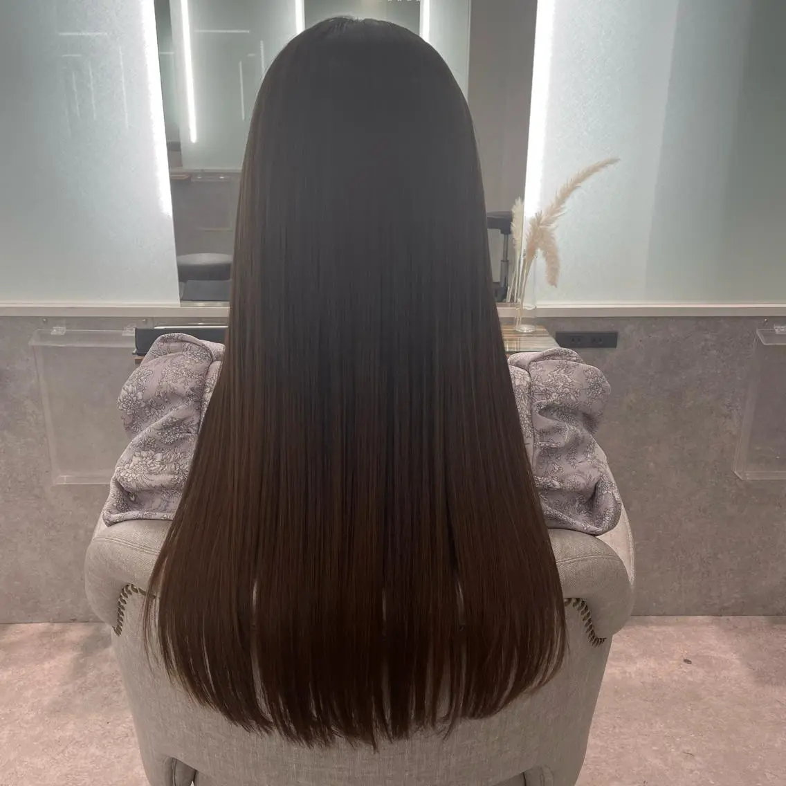 ロング 縮毛矯正 樋口 功樹のヘアスタイル