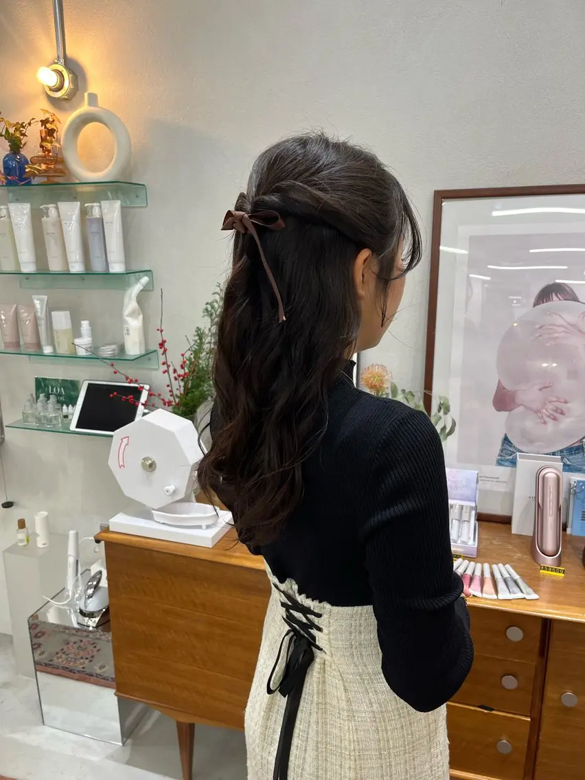 ヘアアレンジ ヘアセット 透明感カラー/ 似合わせ/chikaのヘアスタイル