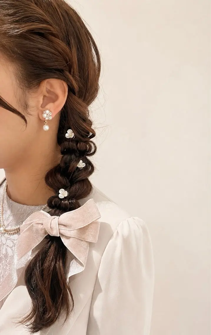 ロング ヘアアレンジ ヘアセット ヘアセット ヘッドスパ/河西未来のヘアスタイル