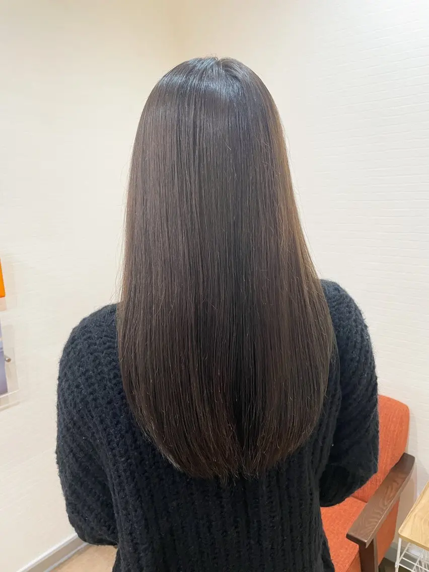 ロング カラー ケアカラー オレンジ 加藤 圭佑のヘアスタイル