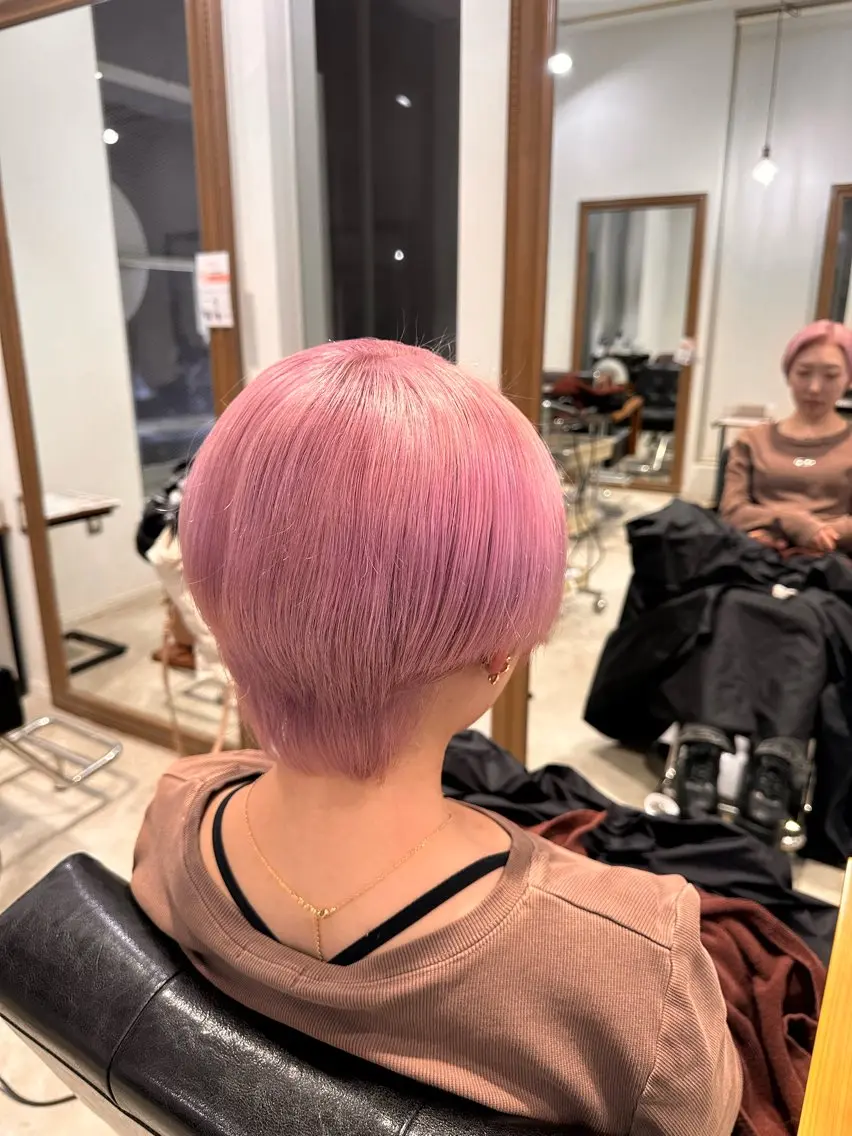 ミディアム カラー 髙木 利央のヘアスタイル