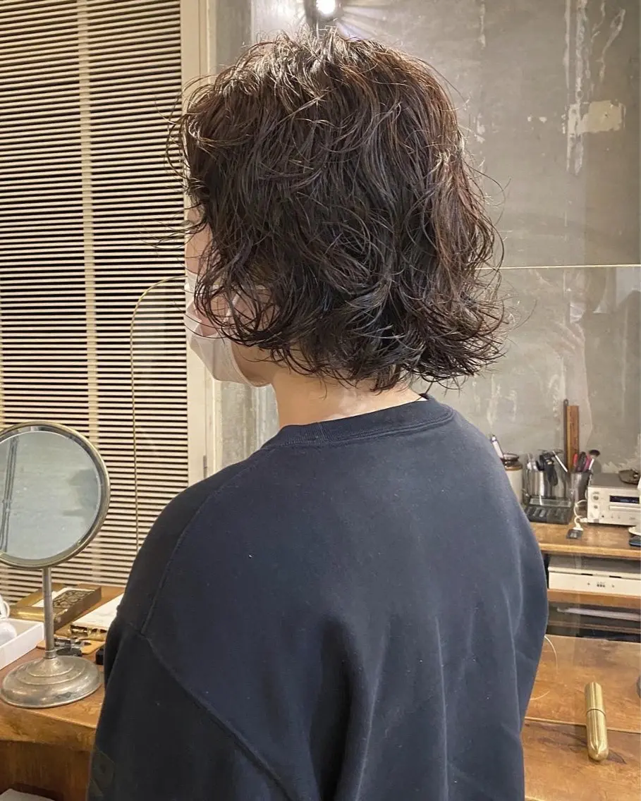 カット+カラー+パーマの写真