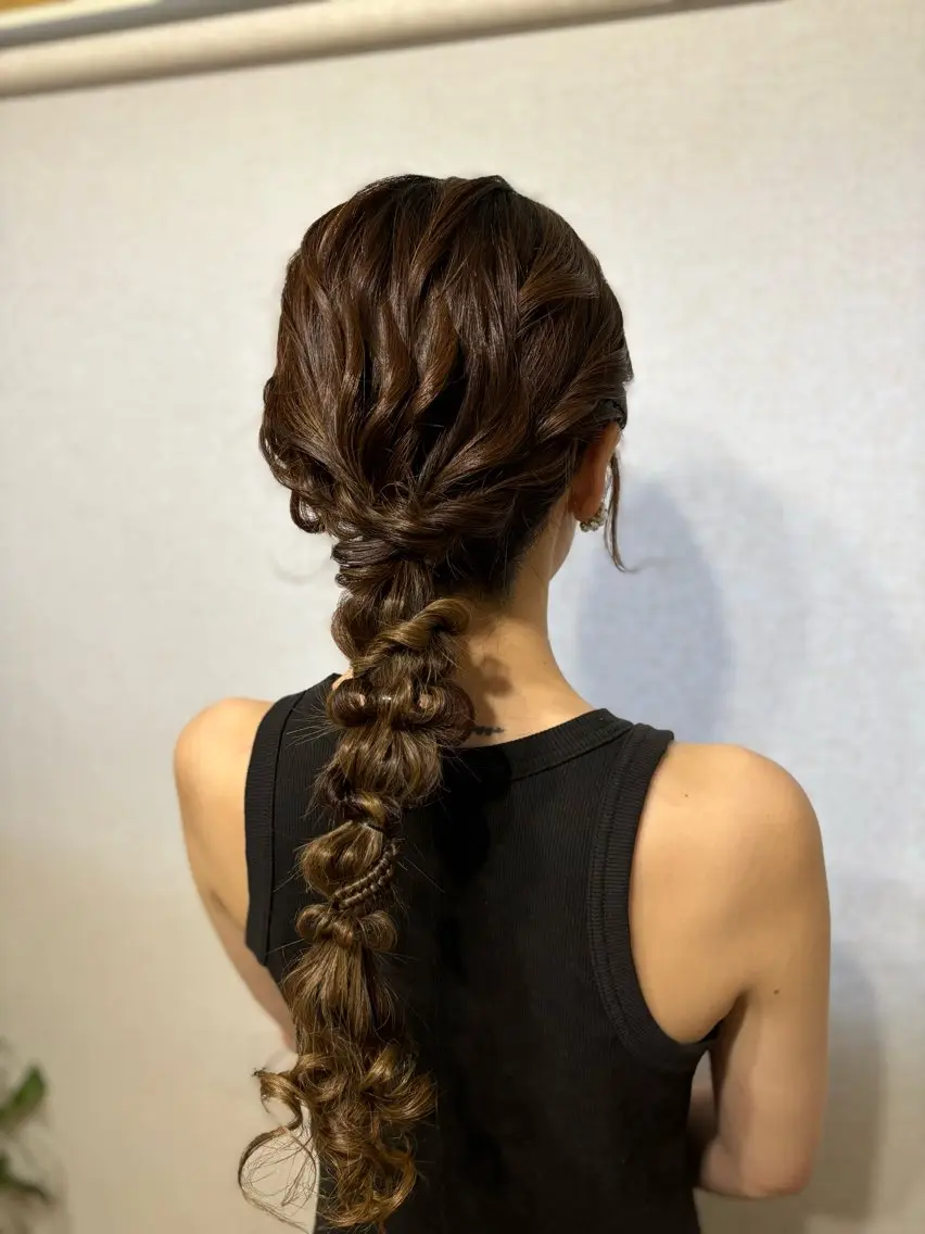 ヘアアレンジ ヘアセット hair salon【クラン】のヘアスタイル