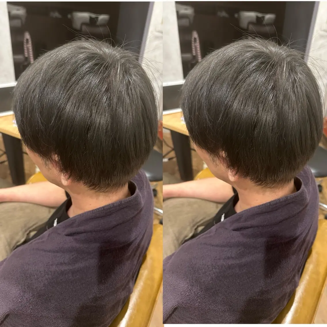 カラー ブリーチ 透明感カラー ダークグレー ヘアカラー Rogue HAIRななみ🫟のヘアスタイル