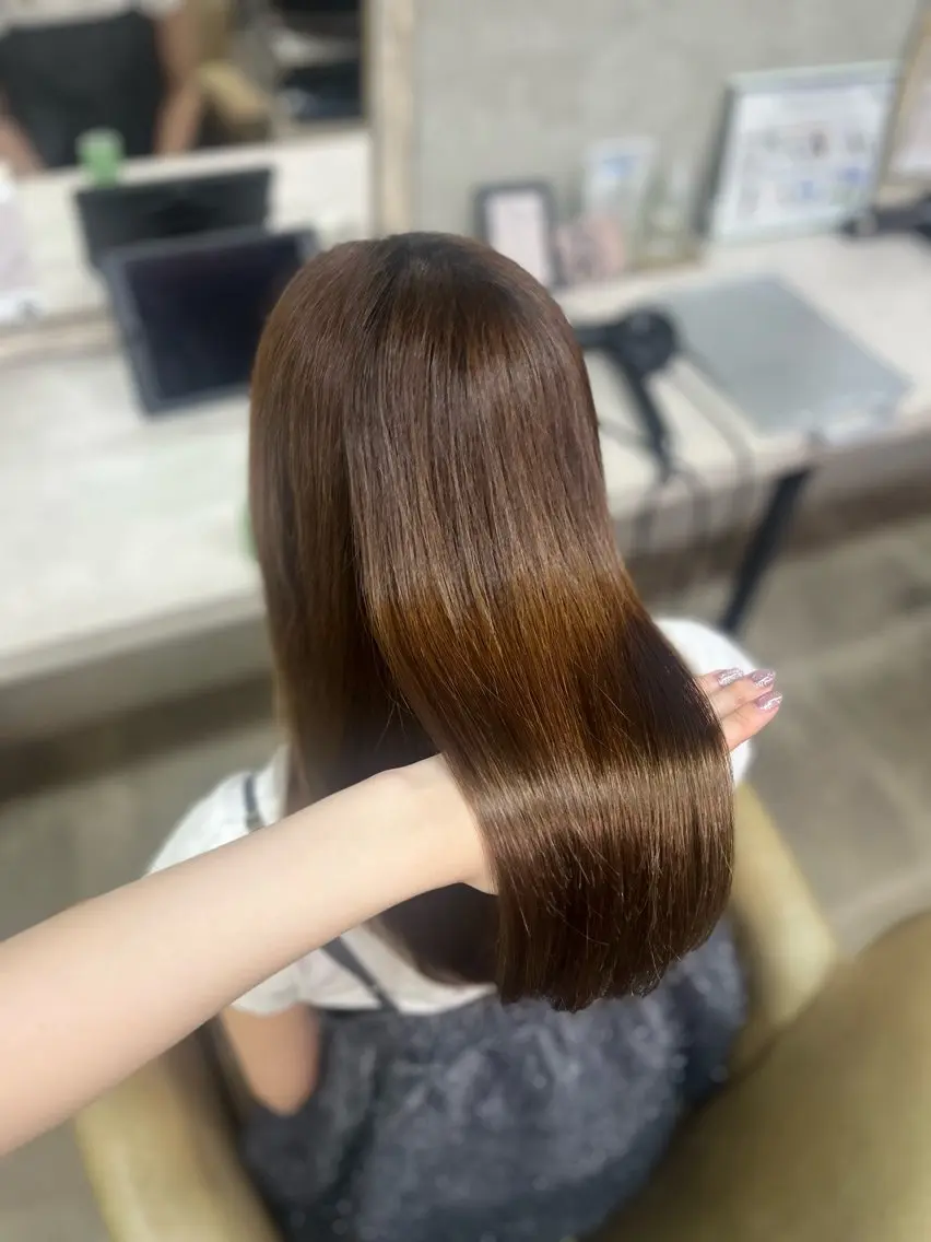 【艶感たっぷり上品カラー🤍】ケアカラー ¥6,600の写真