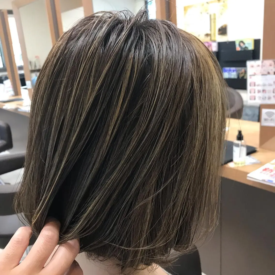 ショート カラー カット ヘアカラー トリートメント Lien 深井店のヘアスタイル