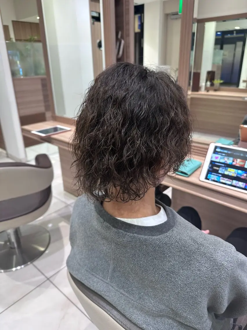 パーマ メンズ ヘアセット/メンズ パーマChihoのヘアスタイル