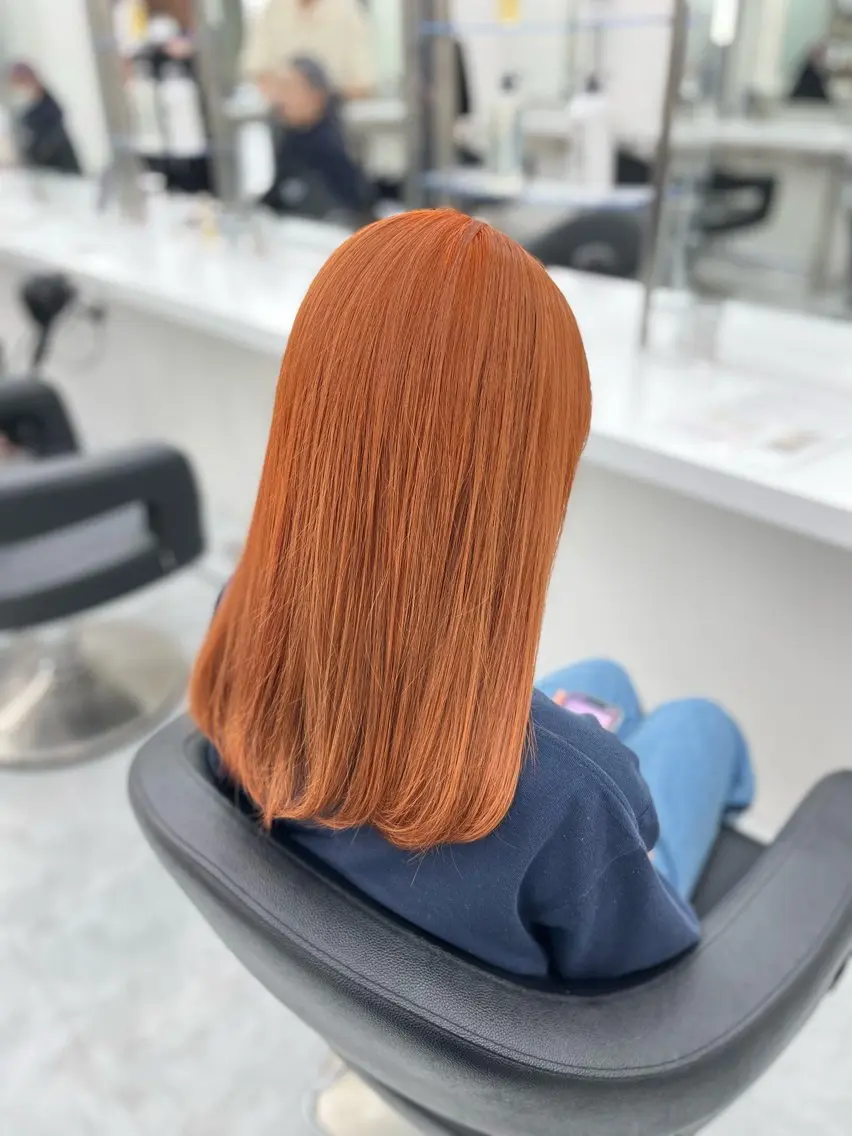 セミロング カラー Zina熊本🫧 Kurehaのヘアスタイル