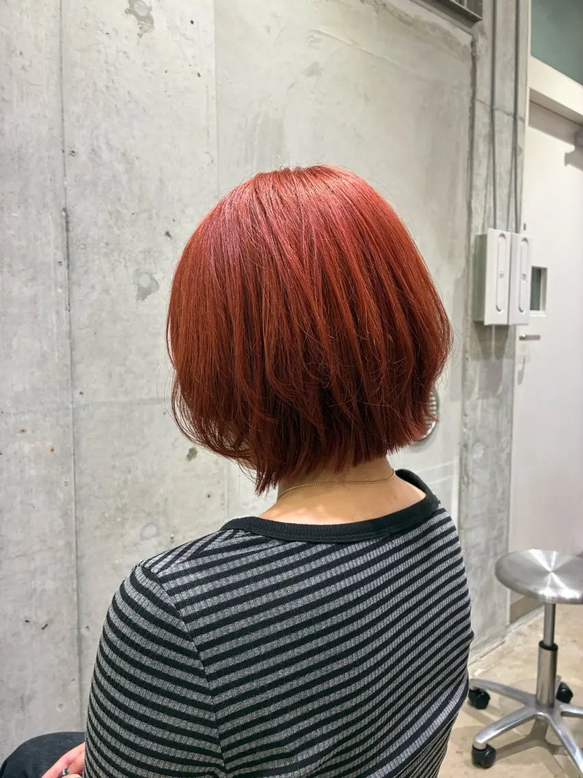 カラー オレンジ garden 松浦颯吾のヘアスタイル