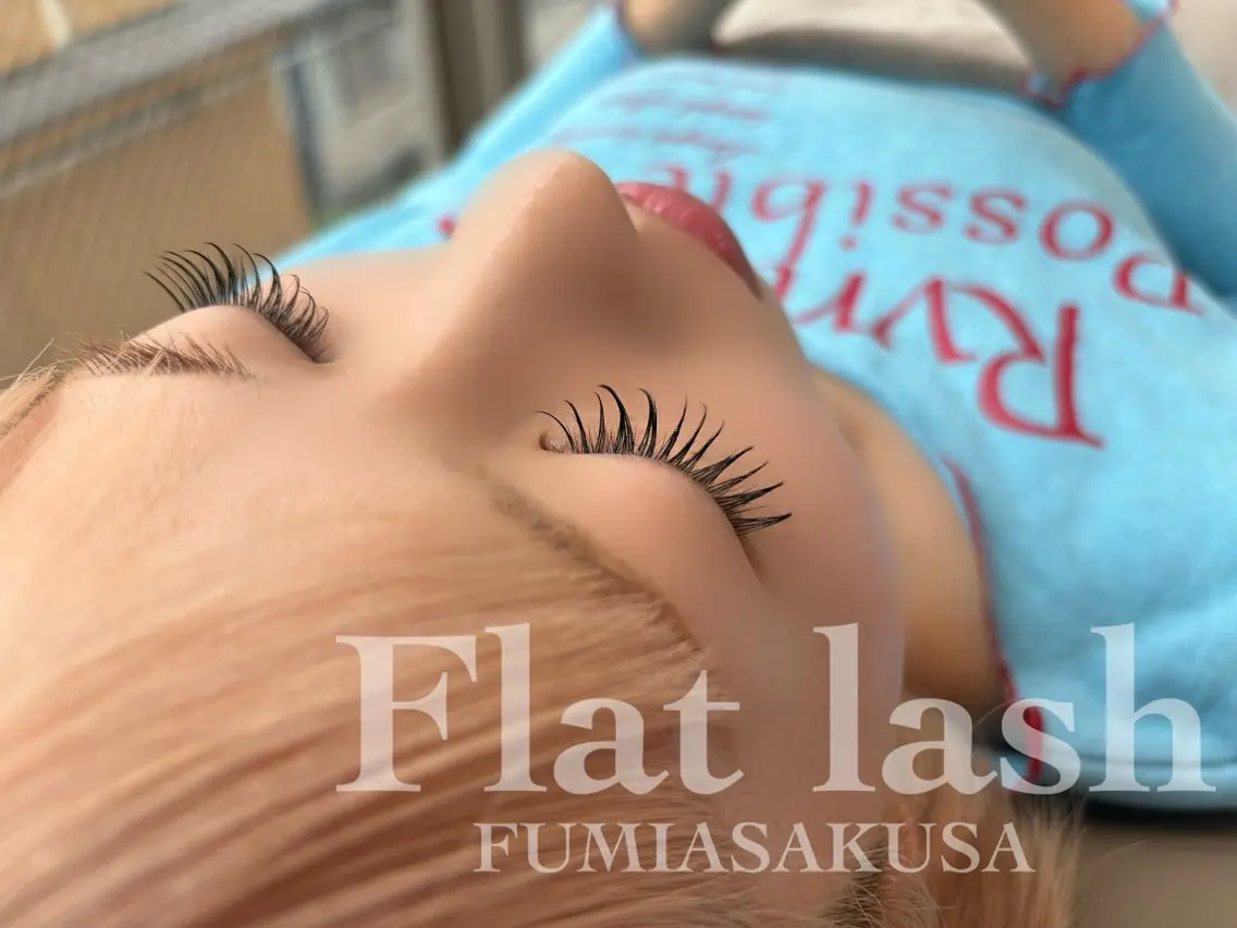 Flat lash ︎✧ 120 / アイシャンプー込の写真