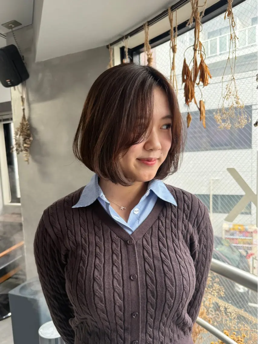 ミディアム ウルフ レイヤー パーマ🪐MANAのヘアスタイル