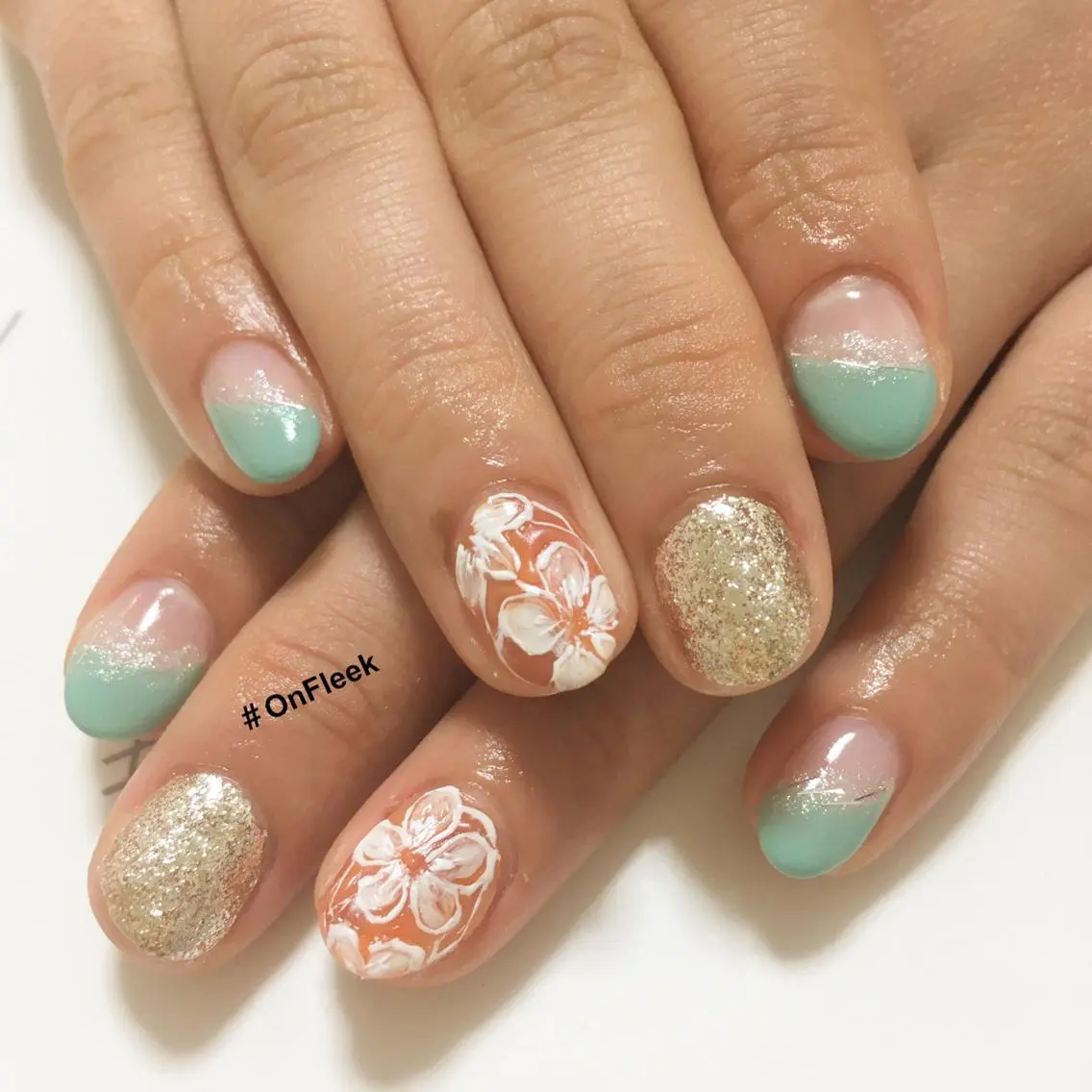 ネイル ハンドネイル NailSalon ＃OnFleekのネイルデザイン