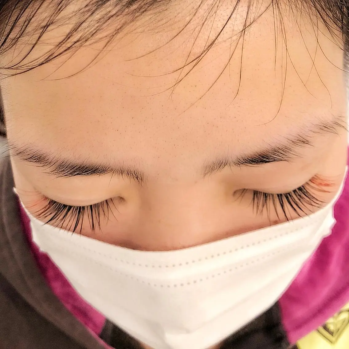 キッズ マツエク・マツパ カラーマツエク CLEF eyelashのマツエク・マツパデザイン