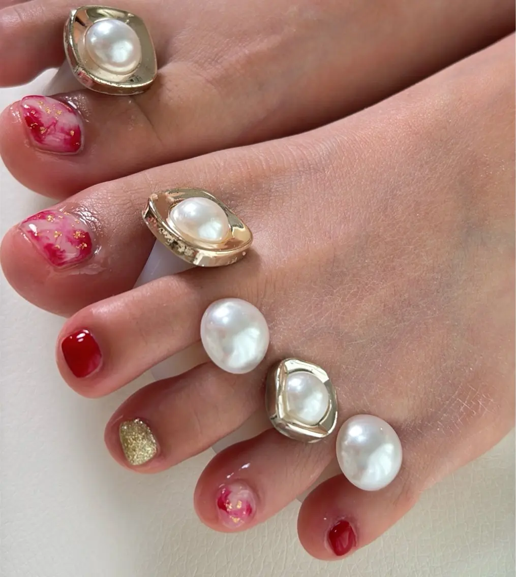 ネイル フットネイル ニュアンスネイル フットネイル Belle　ネイル＆ ホワイトニングサロンのネイルデザイン