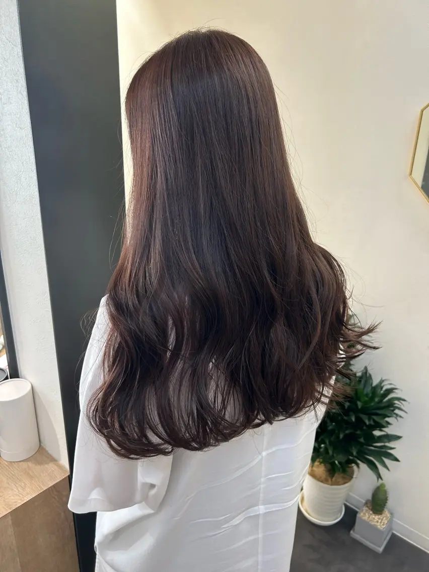 ロング カラー ベージュカラー ラベンダーカラー ラベンダーベージュ hubhair レイヤー/透明感のヘアスタイル