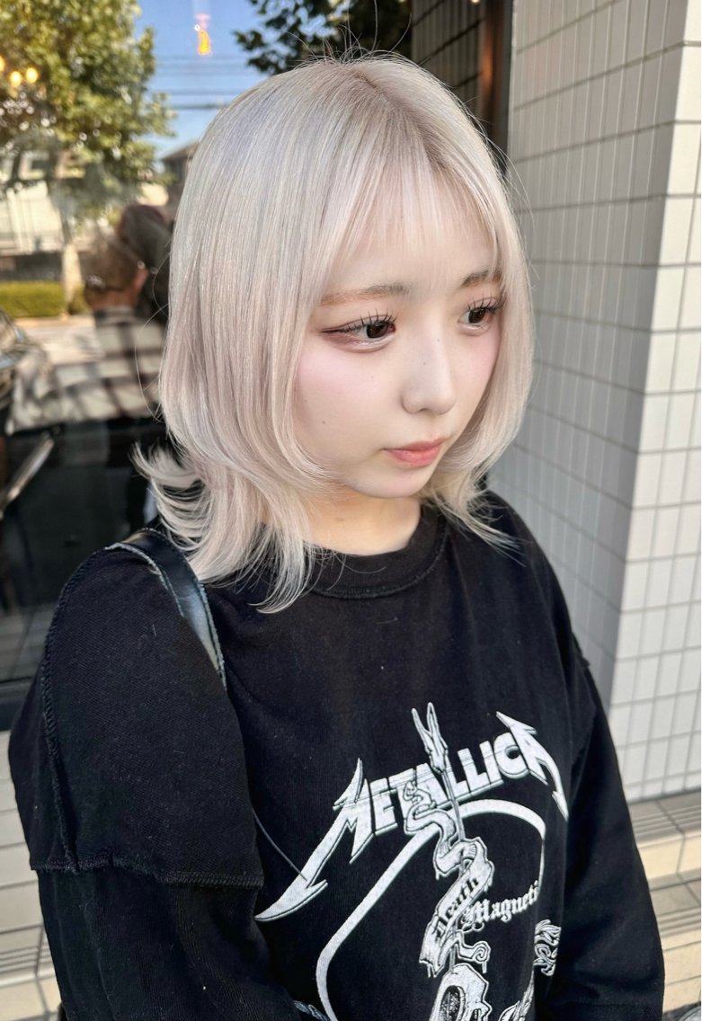 ミディアム タカツド ユウキのヘアスタイル