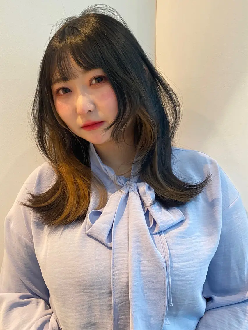 ロング カラー カット ヘアカラー トリートメント mai / linoah˚✧のヘアスタイル