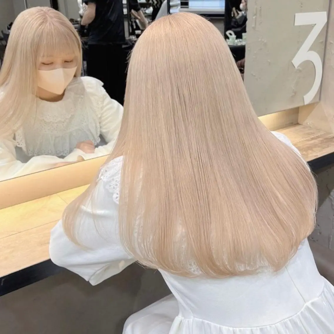 ロング カラー ブロンド 新規割引あり♡ yuuのヘアスタイル