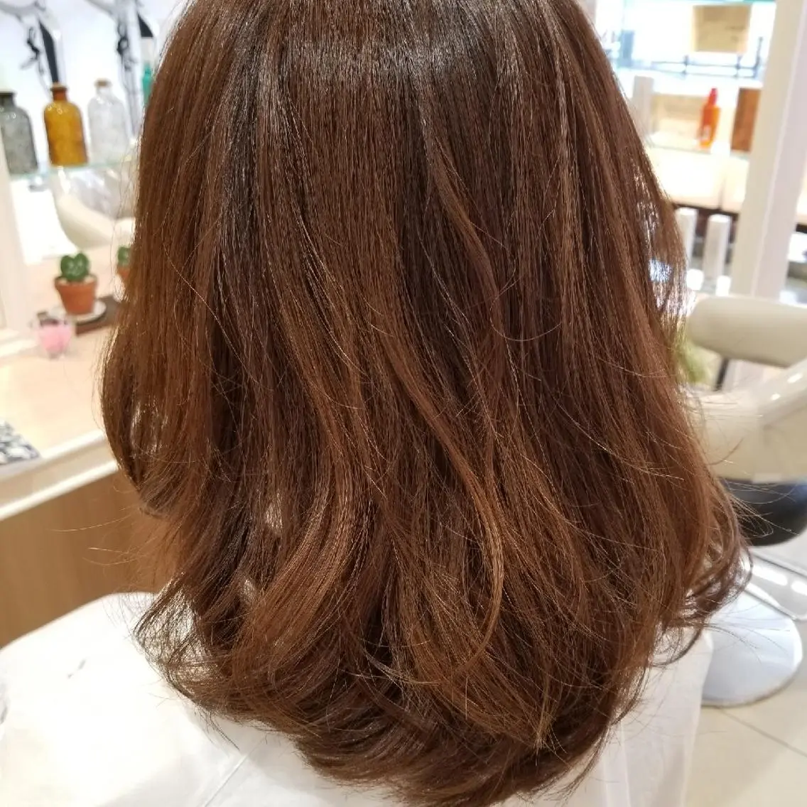 似合わせカット❤+デジタルパーマの写真
