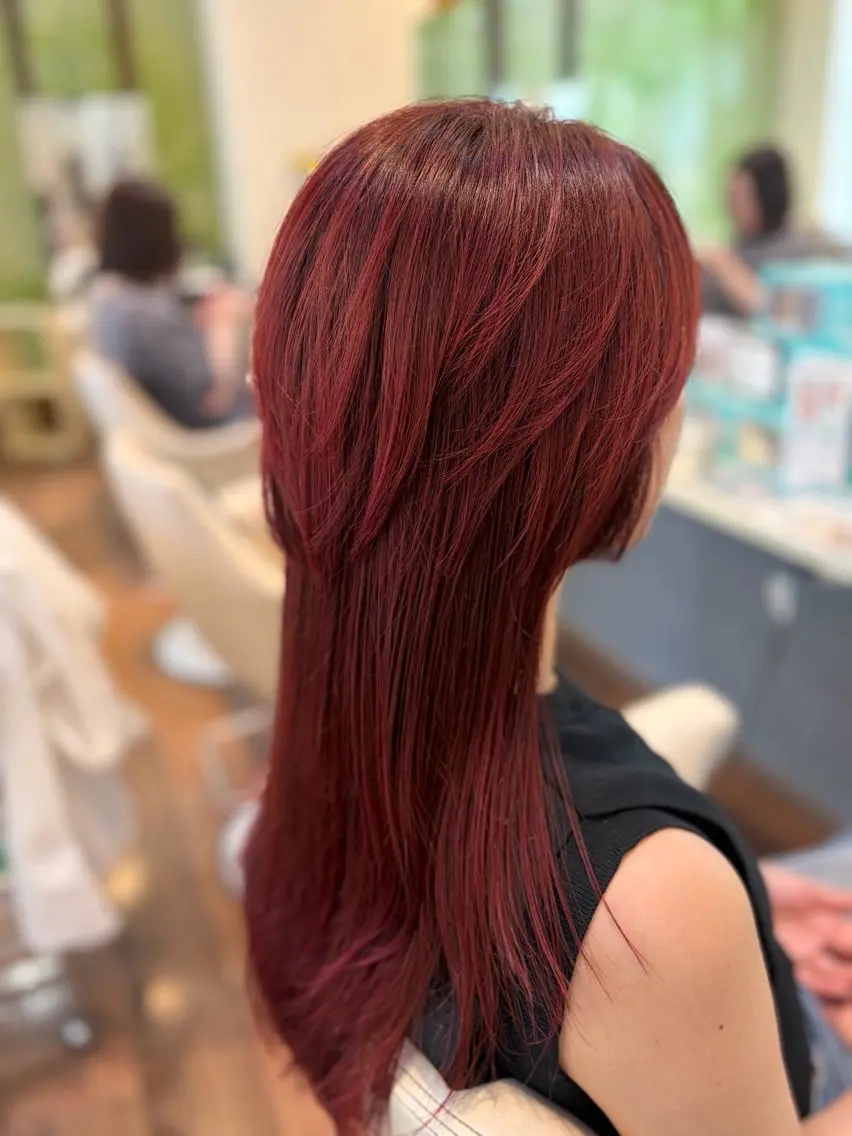ロング カット ヘアカラー 🎀髪質改善🎀 Olive南森町のヘアスタイル