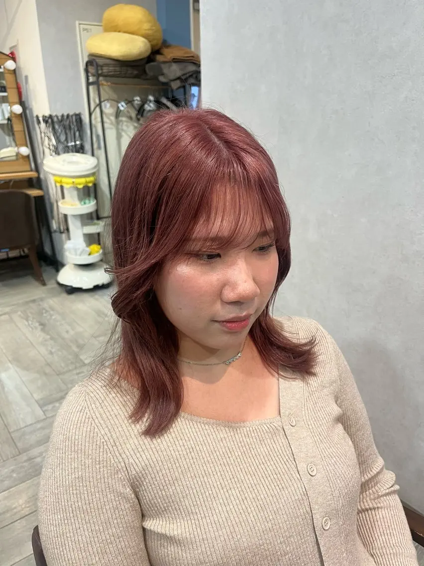 カラー ヘアカラー いまい ちひろのヘアスタイル