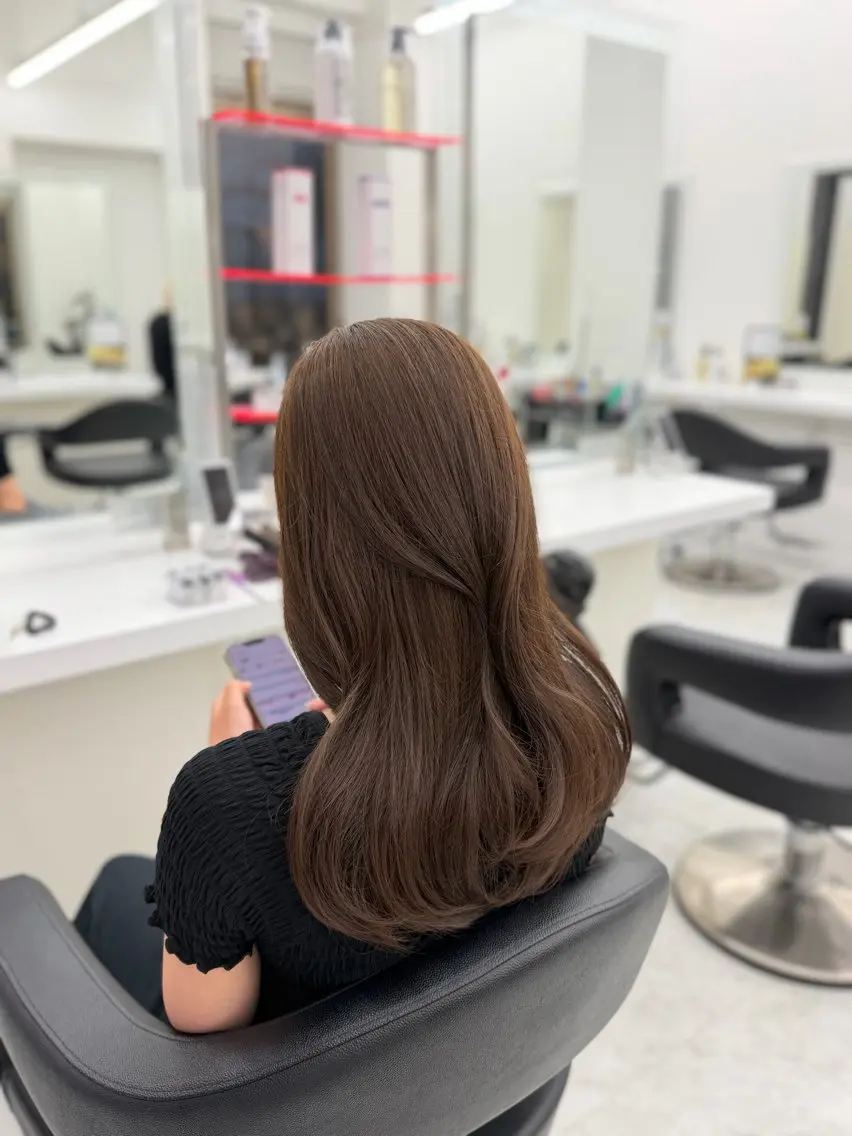 ロング カラー カット ヘアカラー 🤍レイヤー/顔周り /hirari🤍のヘアスタイル