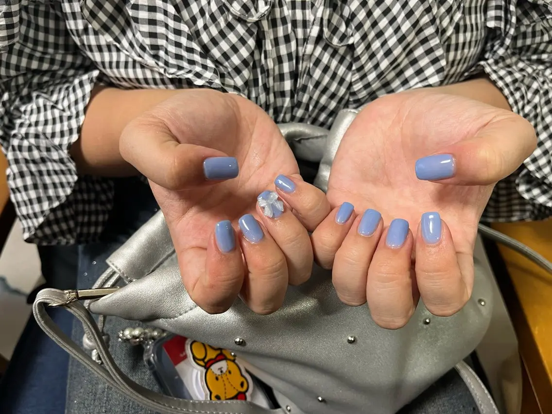 ネイル オーロラネイル フットネイル フレンチネイル ジェルネイル 韓国ネイル ハンドネイル kiki nail たまプラーザのネイルデザイン