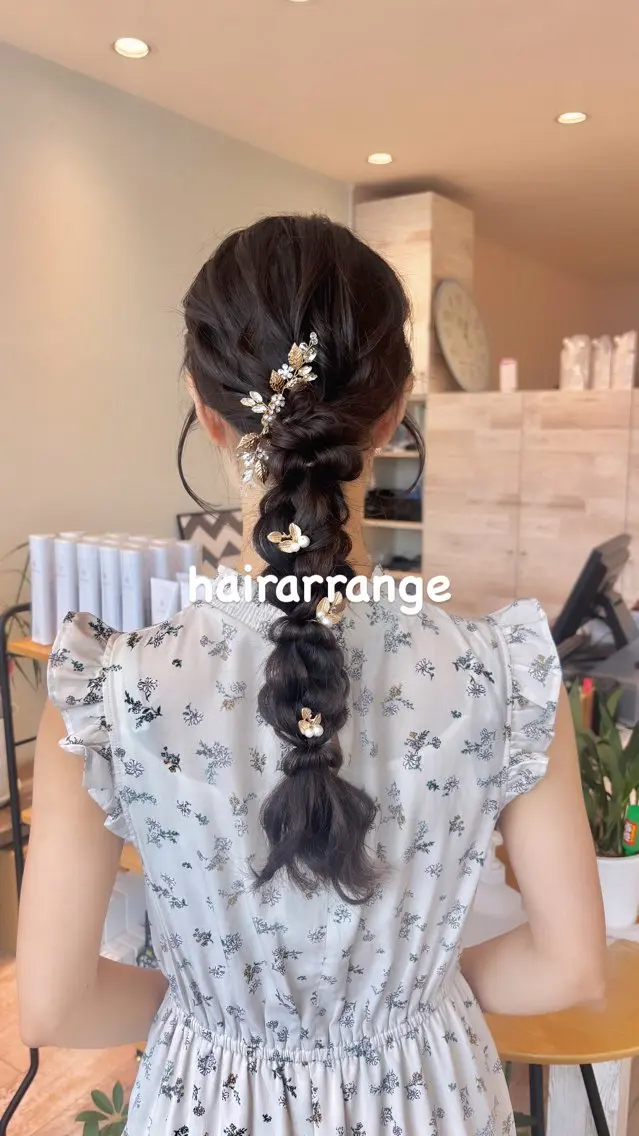 ヘアアレンジ ヘアセット メンズカットパーマ/ ヘアセット🎀Amiのヘアスタイル