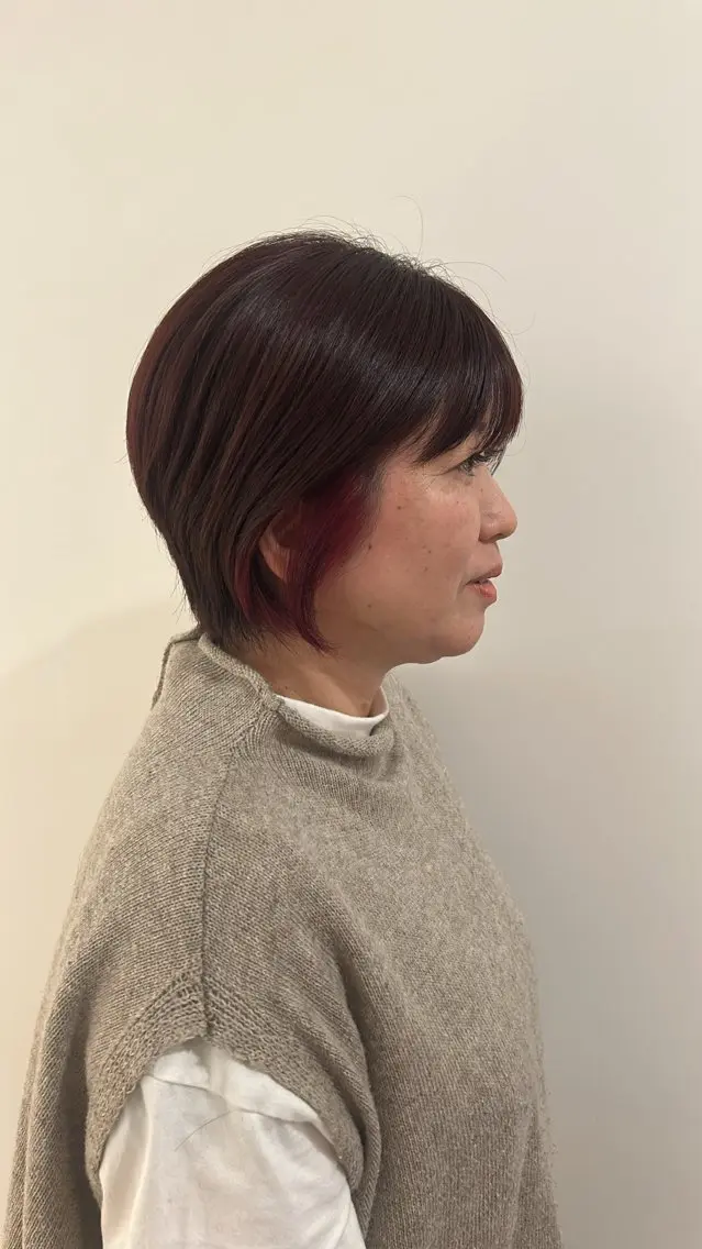 ショート 山本 夏樹のヘアスタイル