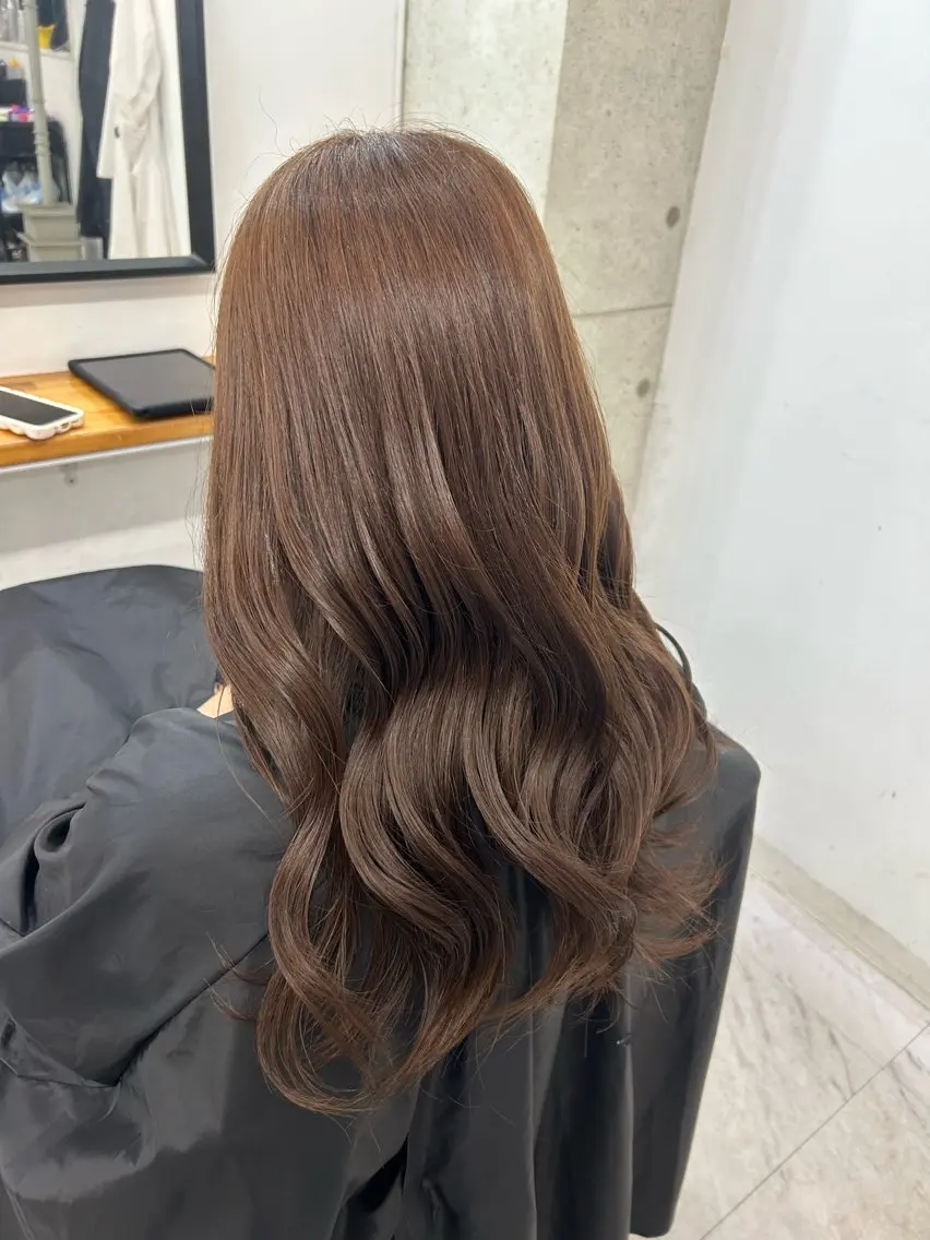カラー ヘアカラー あべ みゅうのヘアスタイル