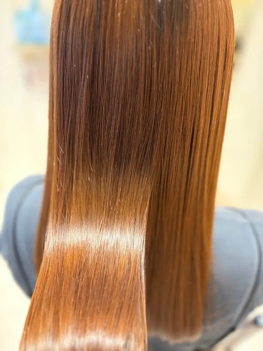 ロング カラー 菅原 渚のヘアスタイル