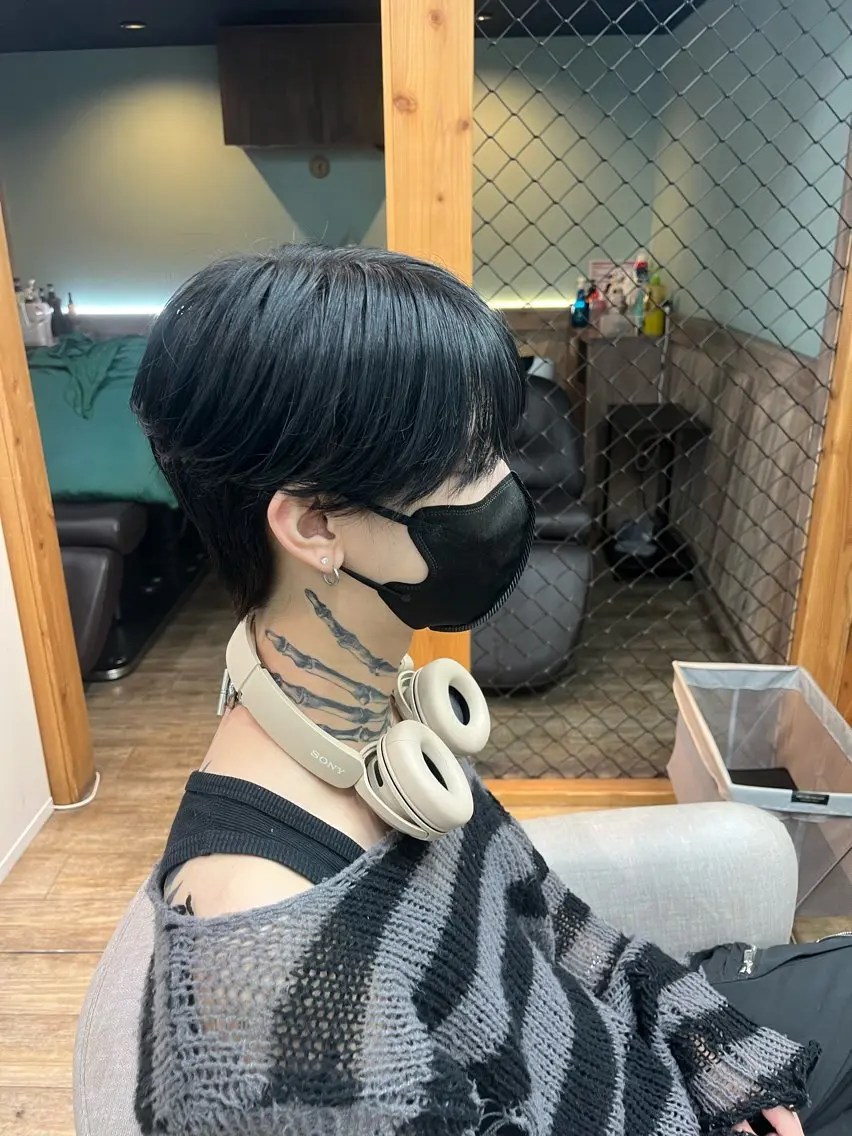 メンズ マッシュ 河村 怜奈のヘアスタイル