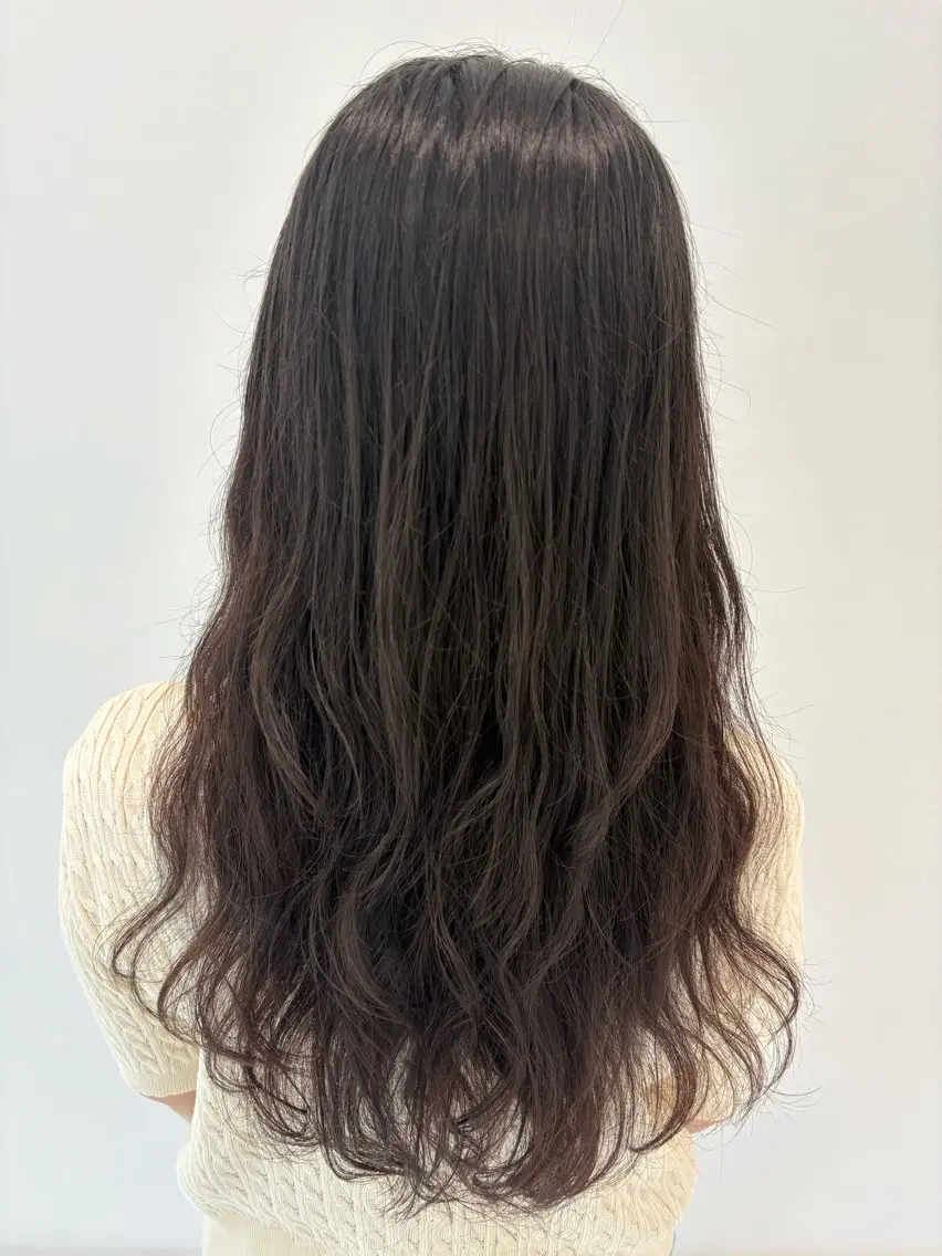 ロング パーマ moi Blanc/ Aoyagiのヘアスタイル
