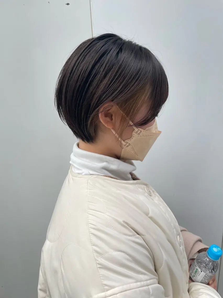 ショート カラー カット ヘアカラー トリートメント ヘッドスパ ヘアセット 🦋ハイトーンボブ ショート🦋トシキのヘアスタイル