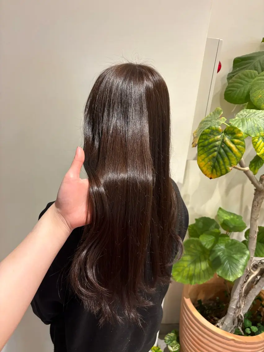 ロング カット ヘアカラー 神田 音羽のヘアスタイル