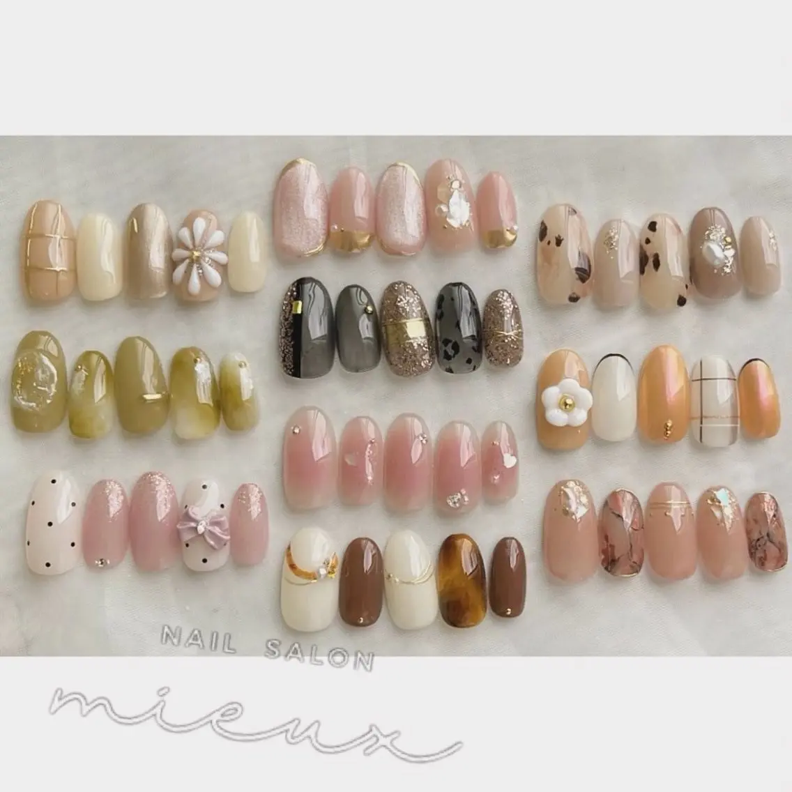 ネイル ハンドネイル nailsalon mieuxのネイルデザイン