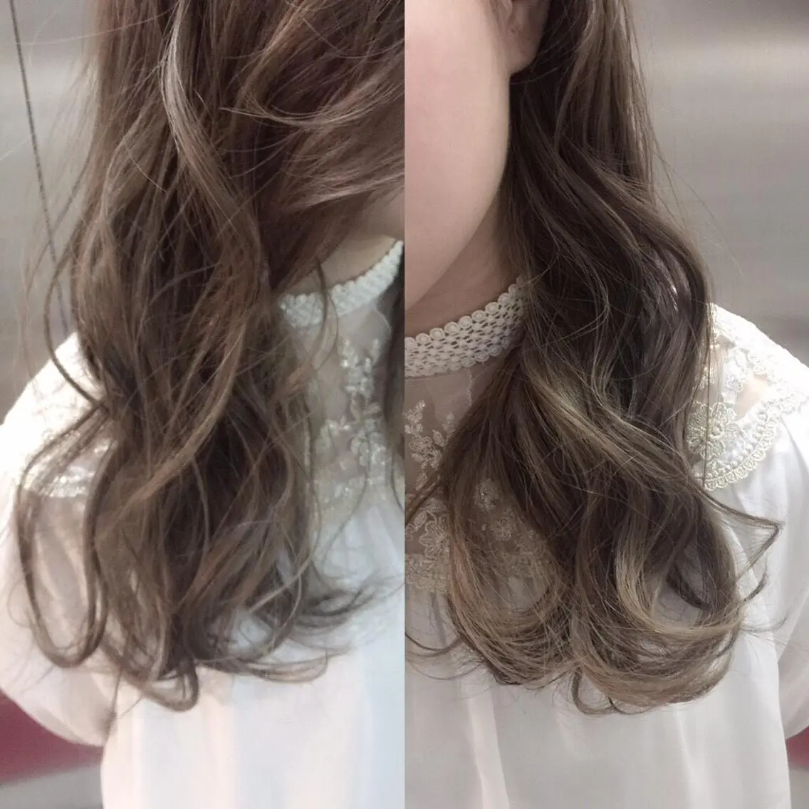 セミロング 🌈髪質改善🌈 過去の1艶サラ体験✨のヘアスタイル