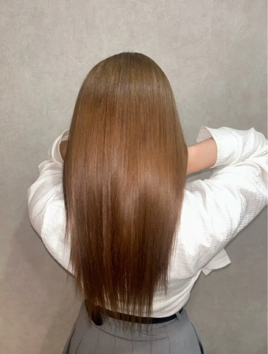 ロング トリートメント 木場 麗咲のヘアスタイル