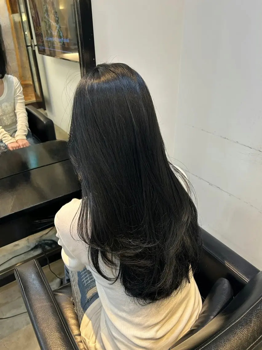 ロング レイヤーカット レイヤー/艶髪カラー 🌷油科あい🌷のヘアスタイル