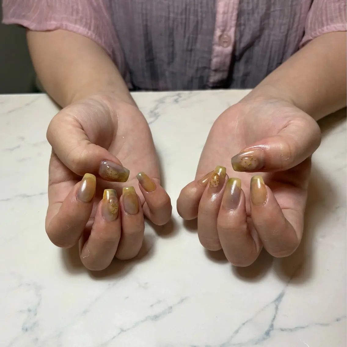ネイル ニュアンスネイル 💫 さりのネイルデザイン