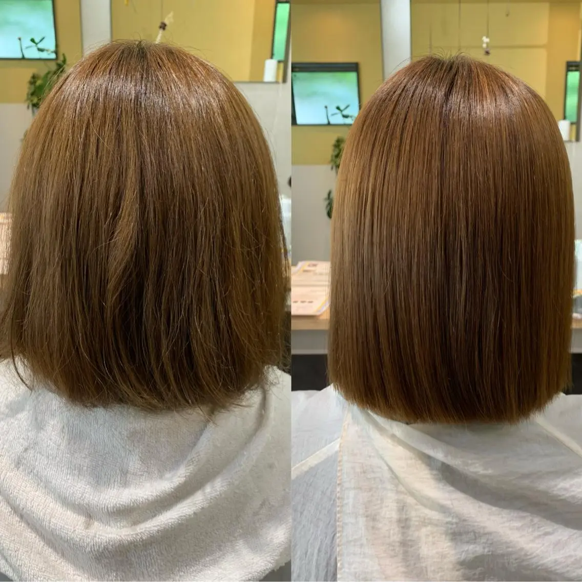 ショート パーマ 髪質改善 ストレートパーマ カット 縮毛矯正 トリートメント hubhair レイヤー/透明感のヘアスタイル