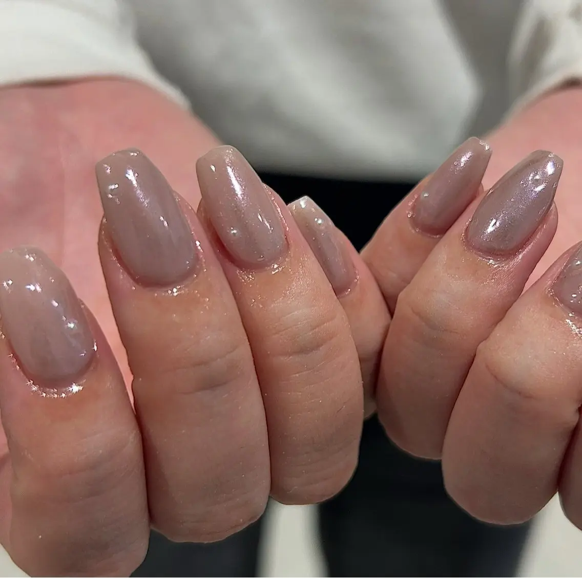 ໒꒱初回off¥550໒꒱【オフあり】ミラーorオーロラワンカラー（120min） para gel使用𖤐ˊ˗の写真