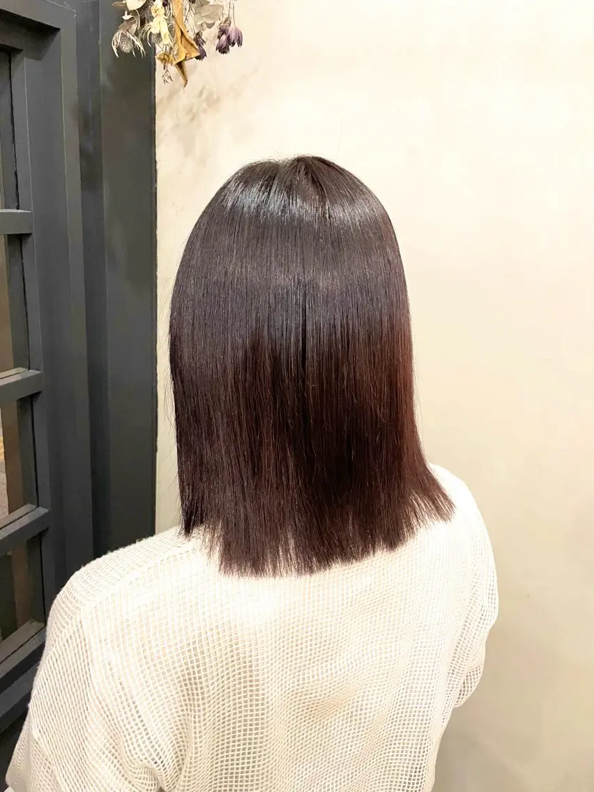 ミディアム カラー ベージュカラー ピンクカラー ピンクベージュ ✨レディースカット モデル募集✨イブキのヘアスタイル
