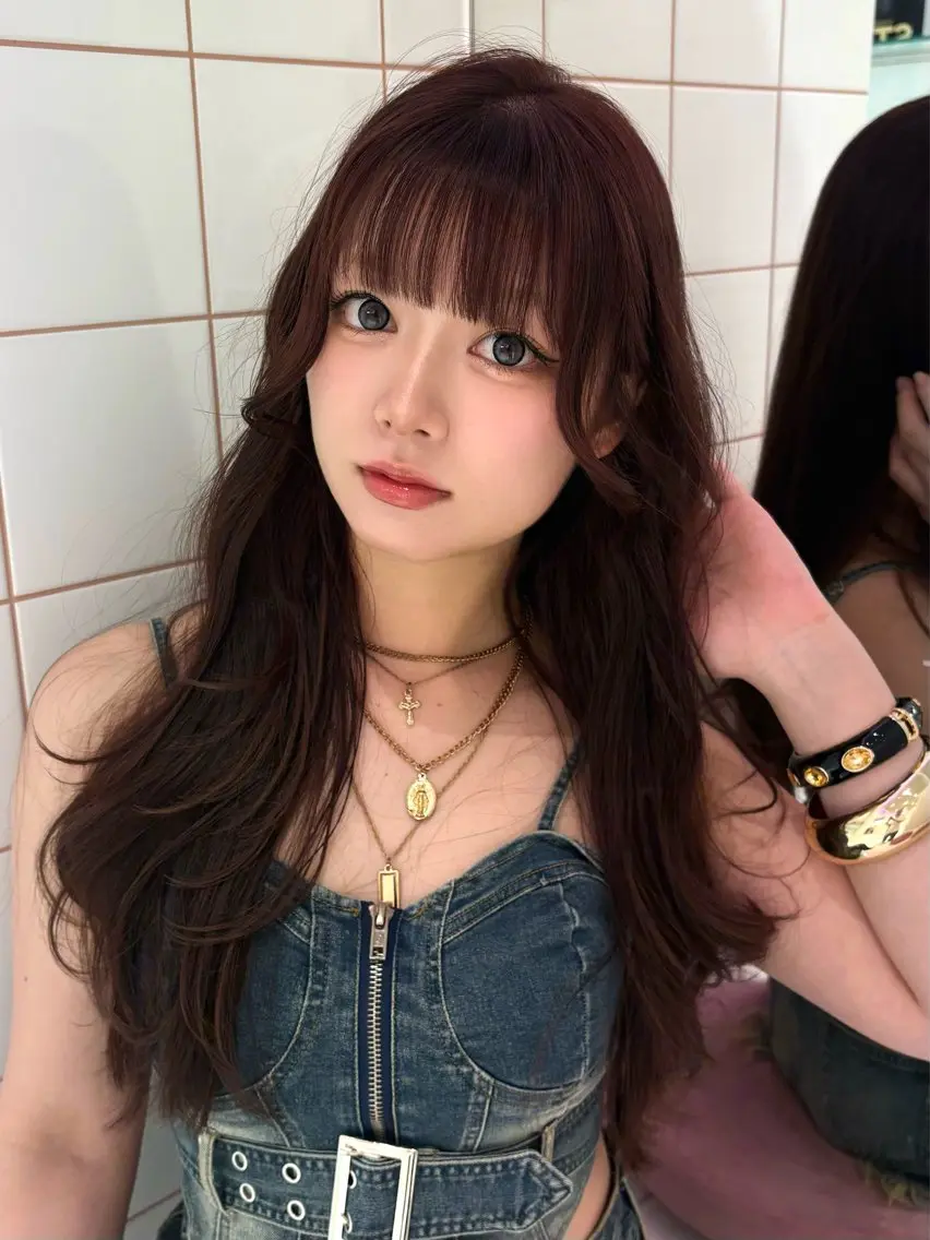 ロング カット ヘアカラー まさとお洒落 色気個性ヘアのヘアスタイル