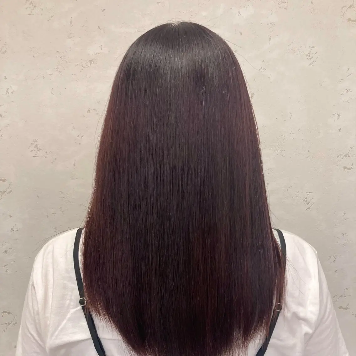 セミロング ヘアカラー 髪質改善 TOMOMIのヘアスタイル